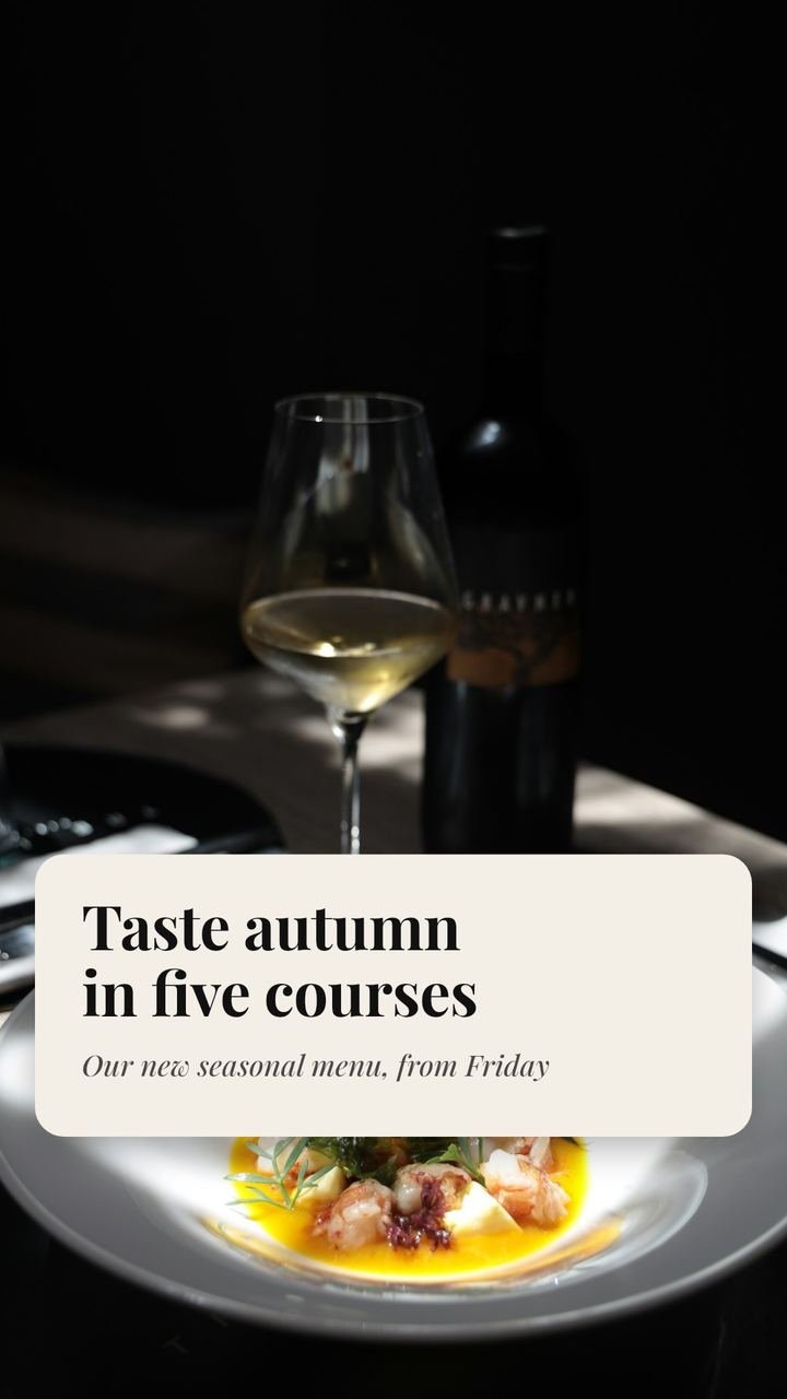 Restaurant post: Taste autumn in five courses