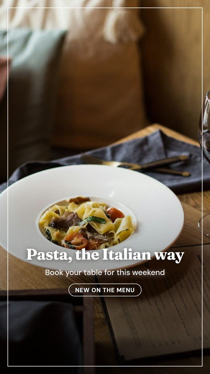 Restaurant post: Pasta, the Italian way