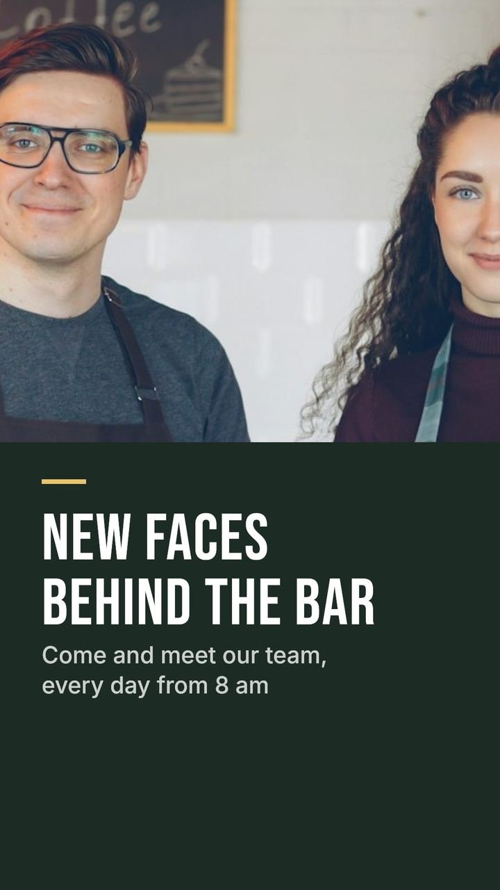 Coffee shop post: New faces behind the bar