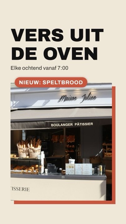 Voorbeeldpost in posterstijl